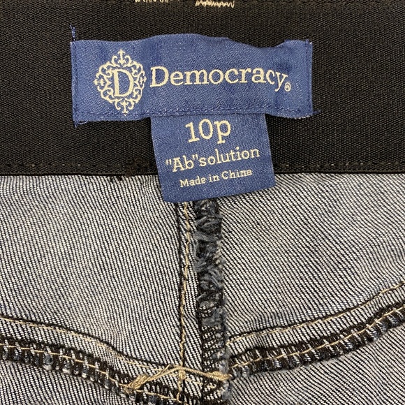 Classic Dark Blue Cropped Jeans - Picture 4 of 11